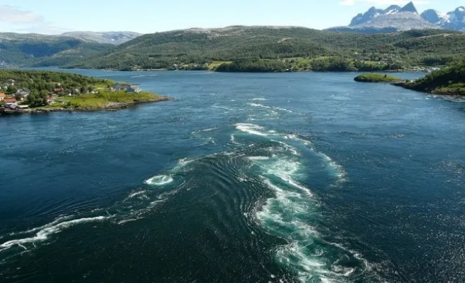 Знаменитый водоворот Норвегии