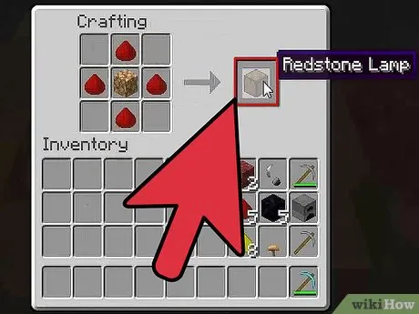 Изображение с названием Make a Redstone Lamp in Minecraft Step 5