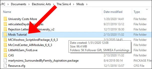 Учебное пособие по The Sims 4 Mods Удаление модов