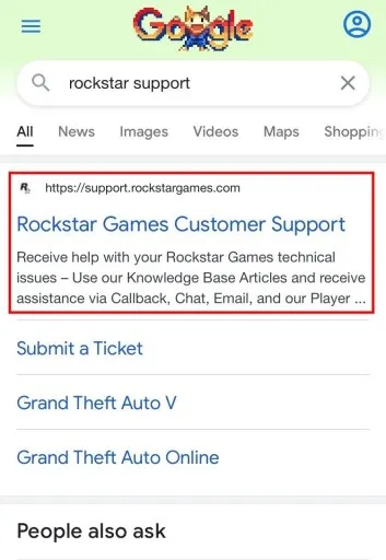 Rockstar Games Служба поддержки клиентов