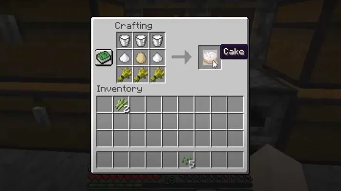 how to bake a cake minecraft