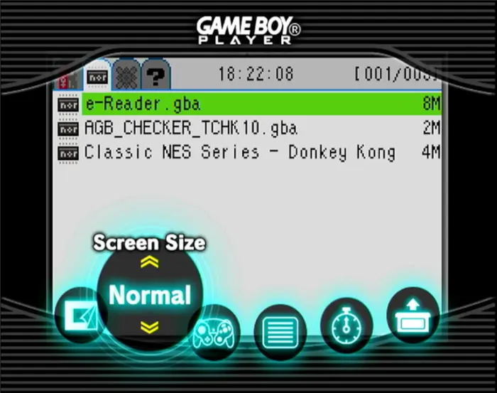 Game Boy Player настройки