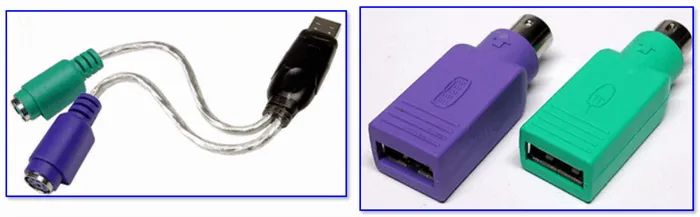 Переходники с USB на PS/2
