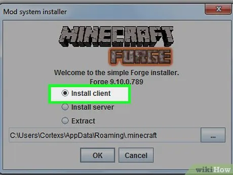 Дрейфующее изображение под названием Установка Minecraft ForgeStep 6