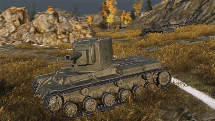 Колесница КВ-2 в World of Tanks
