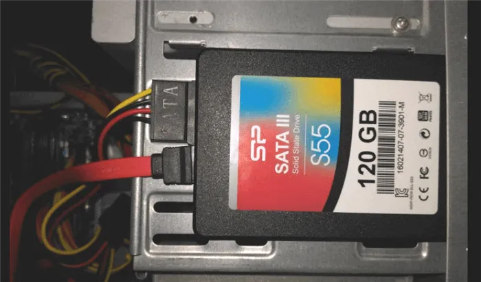 Блок питания SSD-sata. Фото. Как установить.
