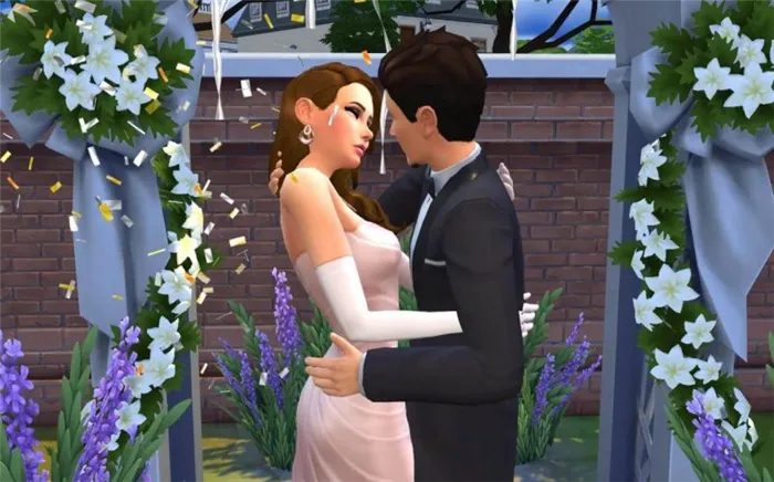 В Sims 4 обновлена история о браке