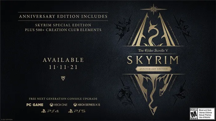 Skyrim Anniversary Edition: дата выхода, бесплатный контент, Creation Club, цена, следующее поколение и многое другое.