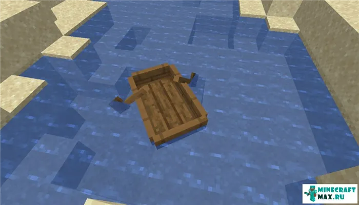 Как сделать еловую лодку в Майнкрафт Скриншот 1