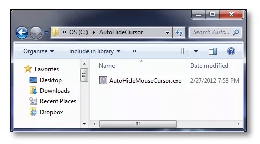 Установка AutoHidemouseCursor-Windows-10
