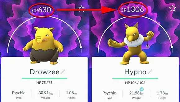 Эволюция сонливости в гипнозе Pokémon Go