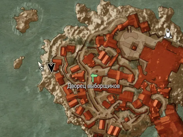 Карта - Храмовый остров - Остров