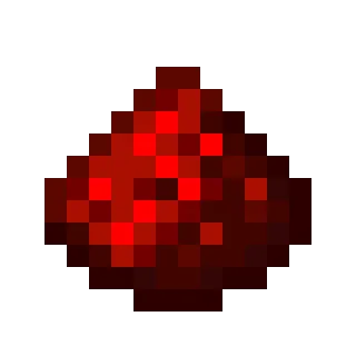 Порошок из красного камня в Майнкрафт