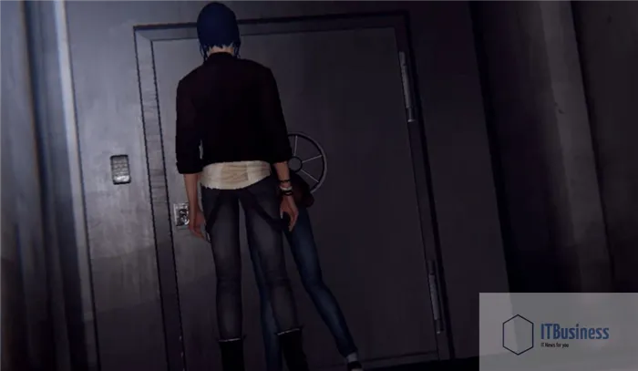Life Is Strange: Макс и Хлоя открывают дверь сарая.