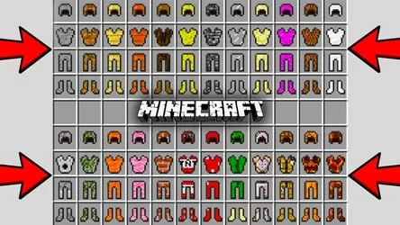 Типы изображений брони в Minecraft