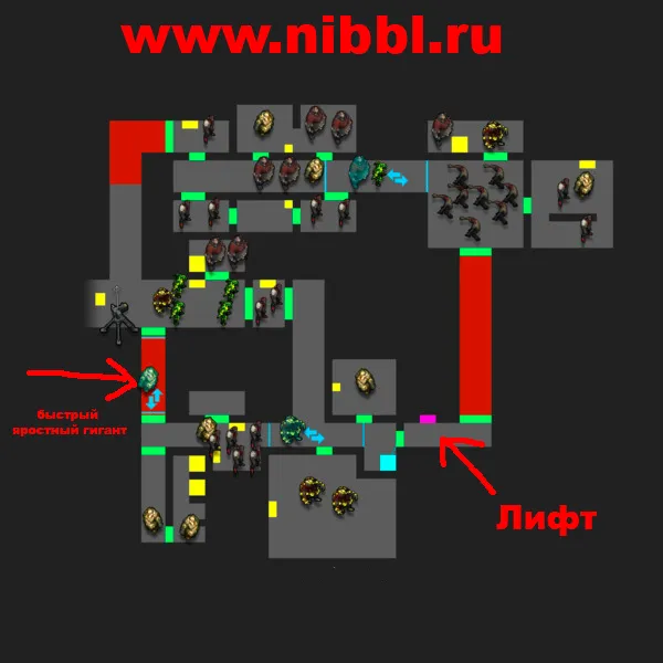 Бункер Альфа 2 поэтажная карта