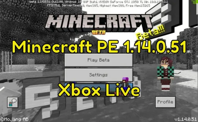 Скачать Minecraft PE 1.14.0.51 тестовая версия