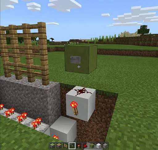  Как создать рабочий портал Minecraft Замок5