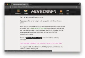 Шаг 2-Установка сервера Minecraft на вашем Mac