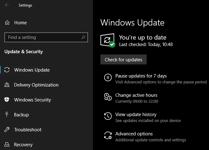 Windows 10 май 2019 WindowsUpdateCenter