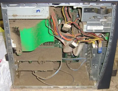 Как очистить компьютер от пыли. Пример грязного холодильника.