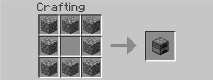 Как вырезать гладкие камни в Minecraft?