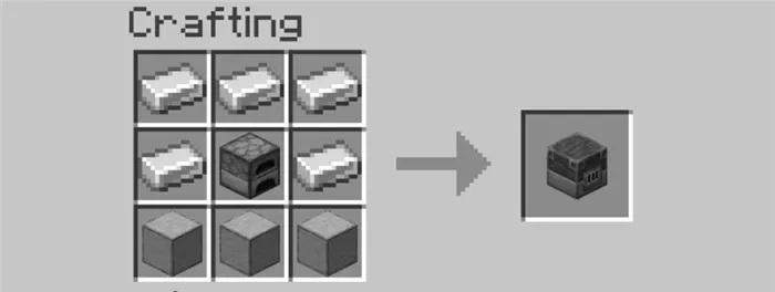 Как вырезать гладкие камни в Minecraft?