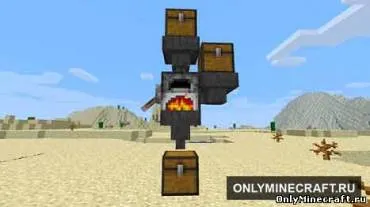 Как построить воронку в Minecraft
