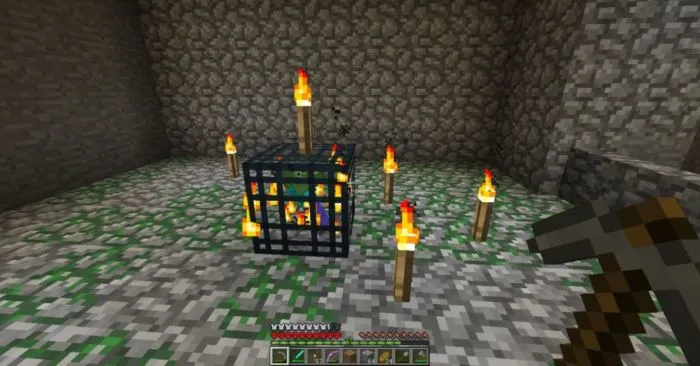 Как сделать факел в Minecraft