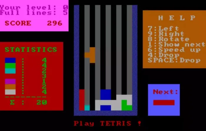Студент Вадим Герасимов адаптировал Тетрис в первый в мире компьютер в 1985 году / Фото: leonardo.osnova.io