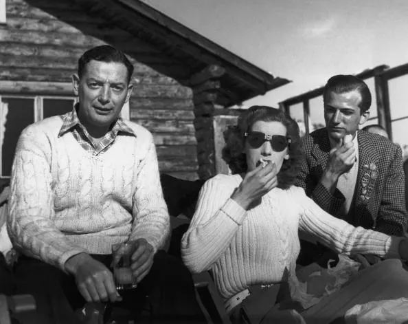 J.U.B. Jamckim, Sheila Blackburn and Klaus vonBülow, 1946.