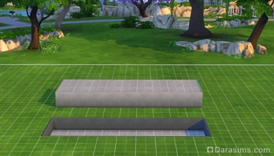 Платформы разной высоты в The Sims 4