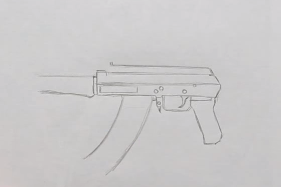 Как нарисовать оружие и ножи из КС:ГО поэтапно, нарисовать скины из КС:ГО карандашом