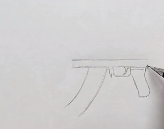 Как нарисовать оружие и ножи из КС:ГО поэтапно, нарисовать скины из КС:ГО карандашом
