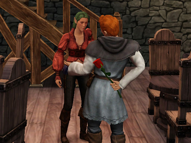 The Sims Medieval: В The Sims Medieval есть несколько романтических взаимодействий, которых нет в The Sims 3.