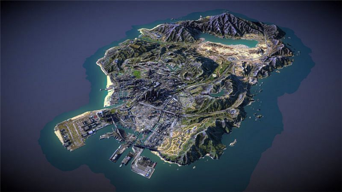 Фанатские теории предлагают альтернативный взгляд на то, почему Лос-Сантос находится на острове в GTA 5 (Изображение предоставлено Rockstar Games)